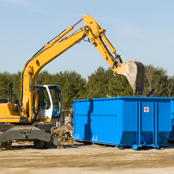 what happens if the residential dumpster is damaged or stolen during rental in Briggsdale CO